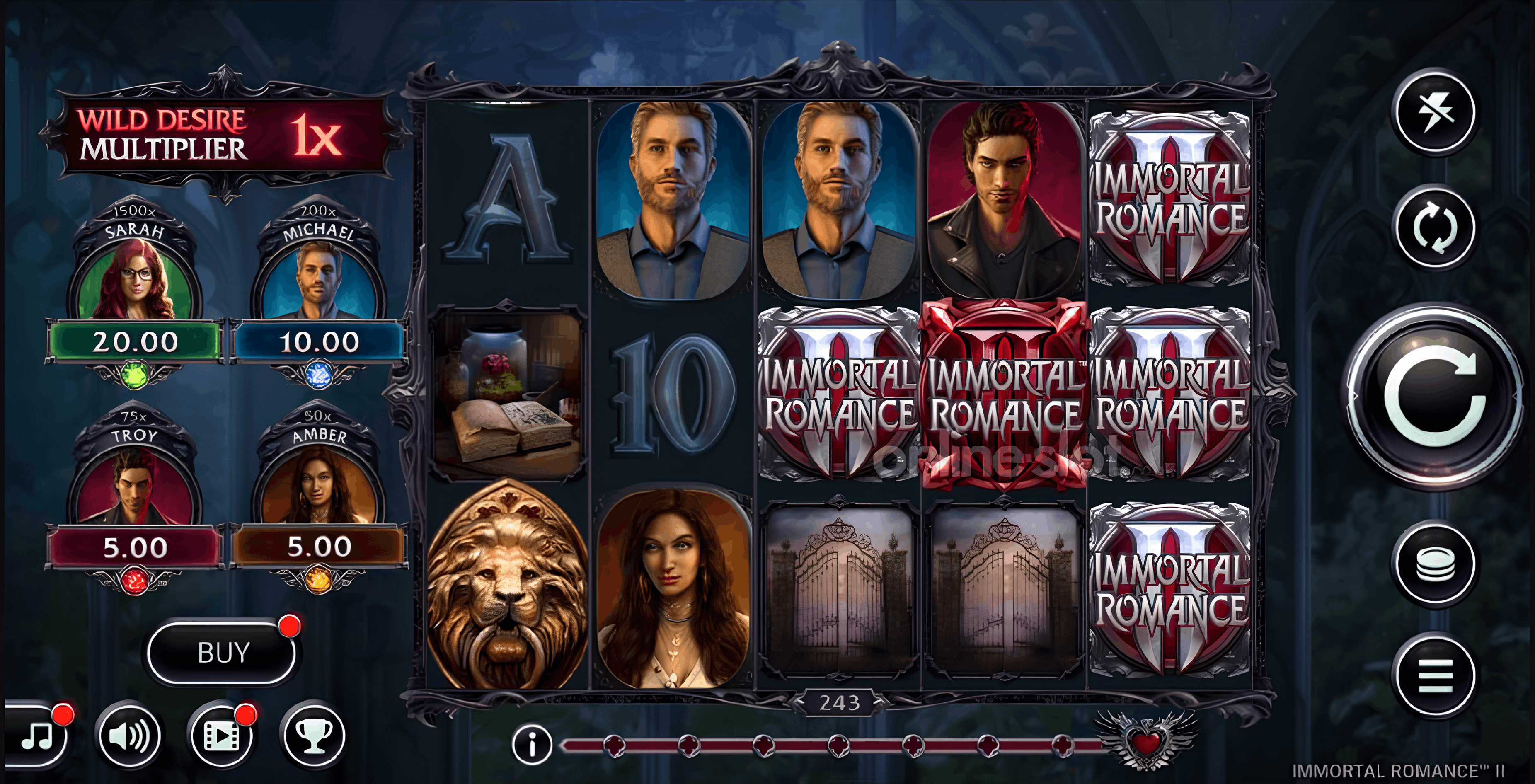 Immortal Romance 2 slot how to play